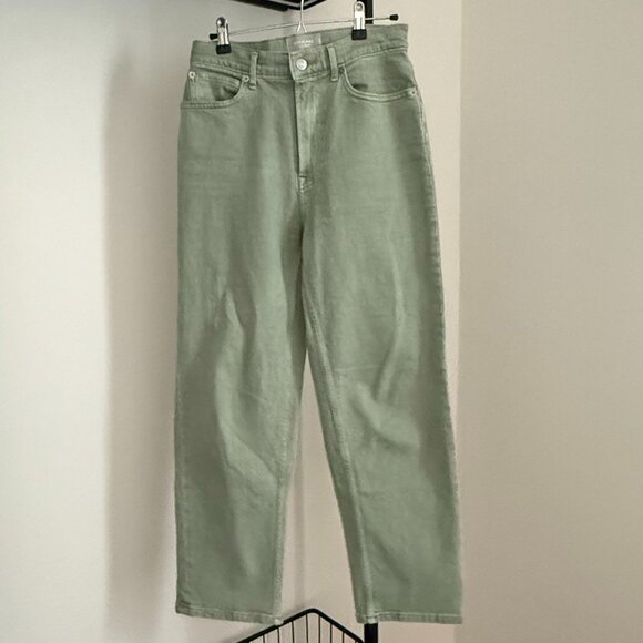 Everlane Sage Green, Way-High Jean, Size 26 - Picture 2 of 5